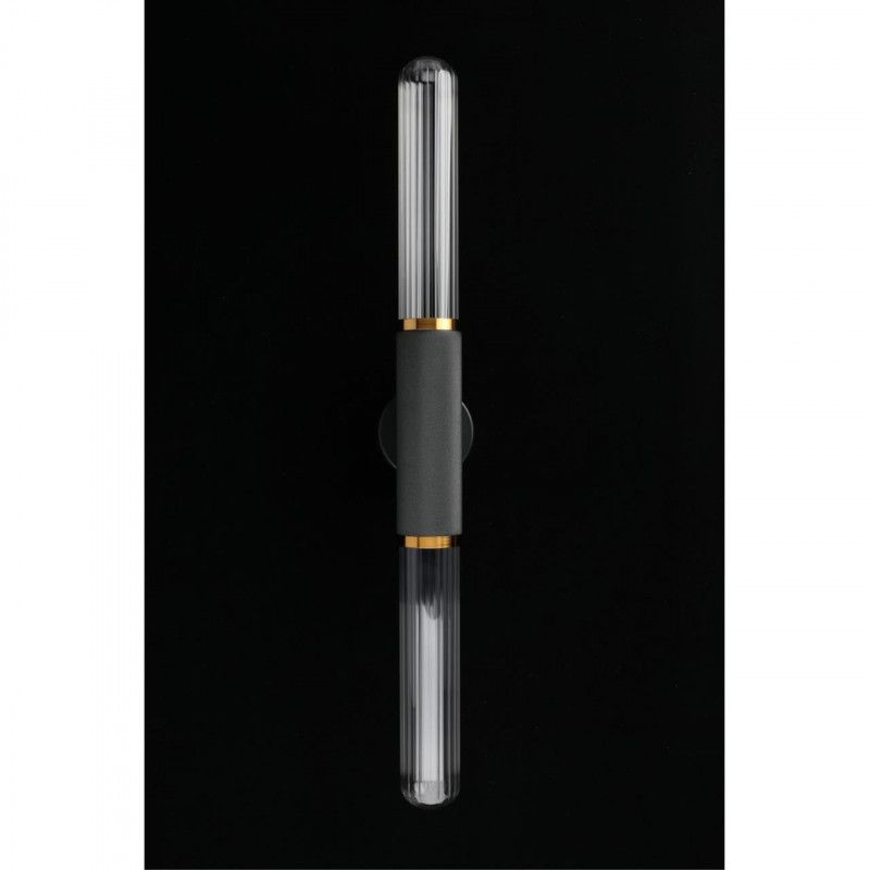 Бра 12*10*74 см, 2*GU10, 7W, Aployt Brynia APL.307.01.02, бронзовый