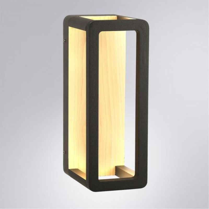 Настенный светильник 23*9*13 см, 1*LED*9W 4000K Arte Lamp Hassaleh A3374AL-1BR коричневый