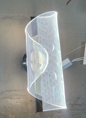 Светильник DZN-13658 ХРОМ  D140/H280/1/LED/8W/4500K 25-01