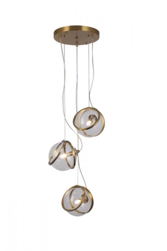 Светильник 25 см, Divinare 5015/17 SP-3, латунь