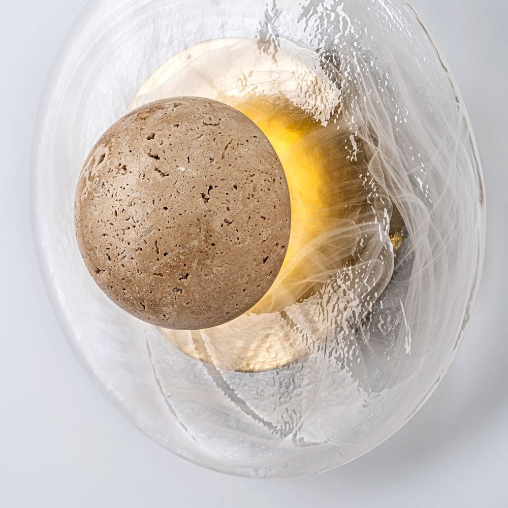 Настенный светильник 25 см, 5W, 4200K, MODESTYLE MS.1005.250, латунь