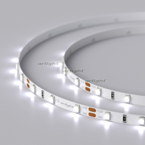 Лента RT-A60-5mm 12V Cool 8K (4.8 W/m, IP20, 2835, 5m) (Arlight, узкая) 028610(2). Цена указана за 5 метров. Продается кратно 5 метрам.