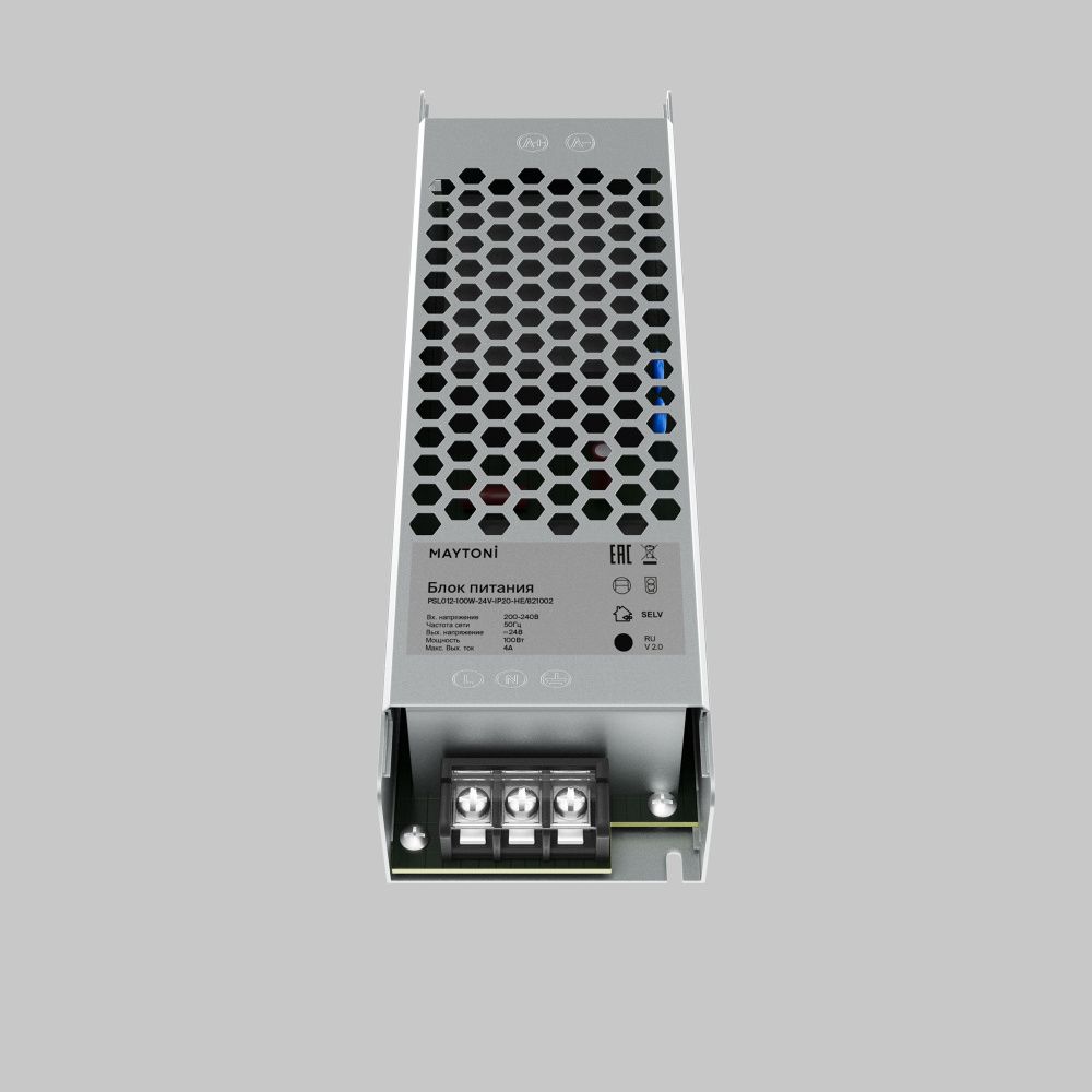 Блок питания 24V, 100W к светодиодной ленте Led Strip 821002 16*4,8*-2,8 см, Maytoni 821002, Серый