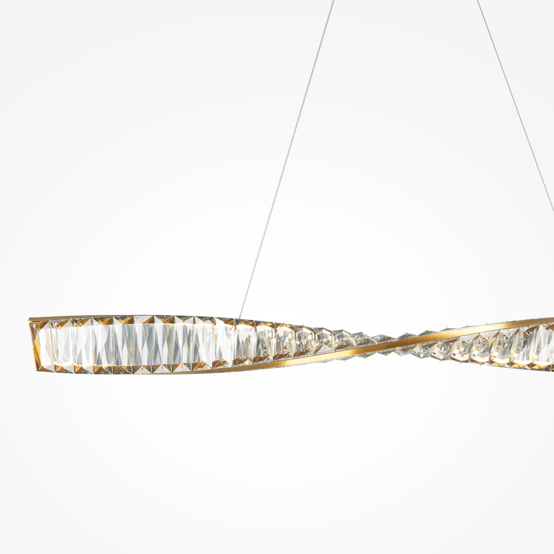 Подвесной светильник 100*8*311,1 см, LED, 27W, 3000К, Maytoni Krone P097PL-L28BS3K латунный