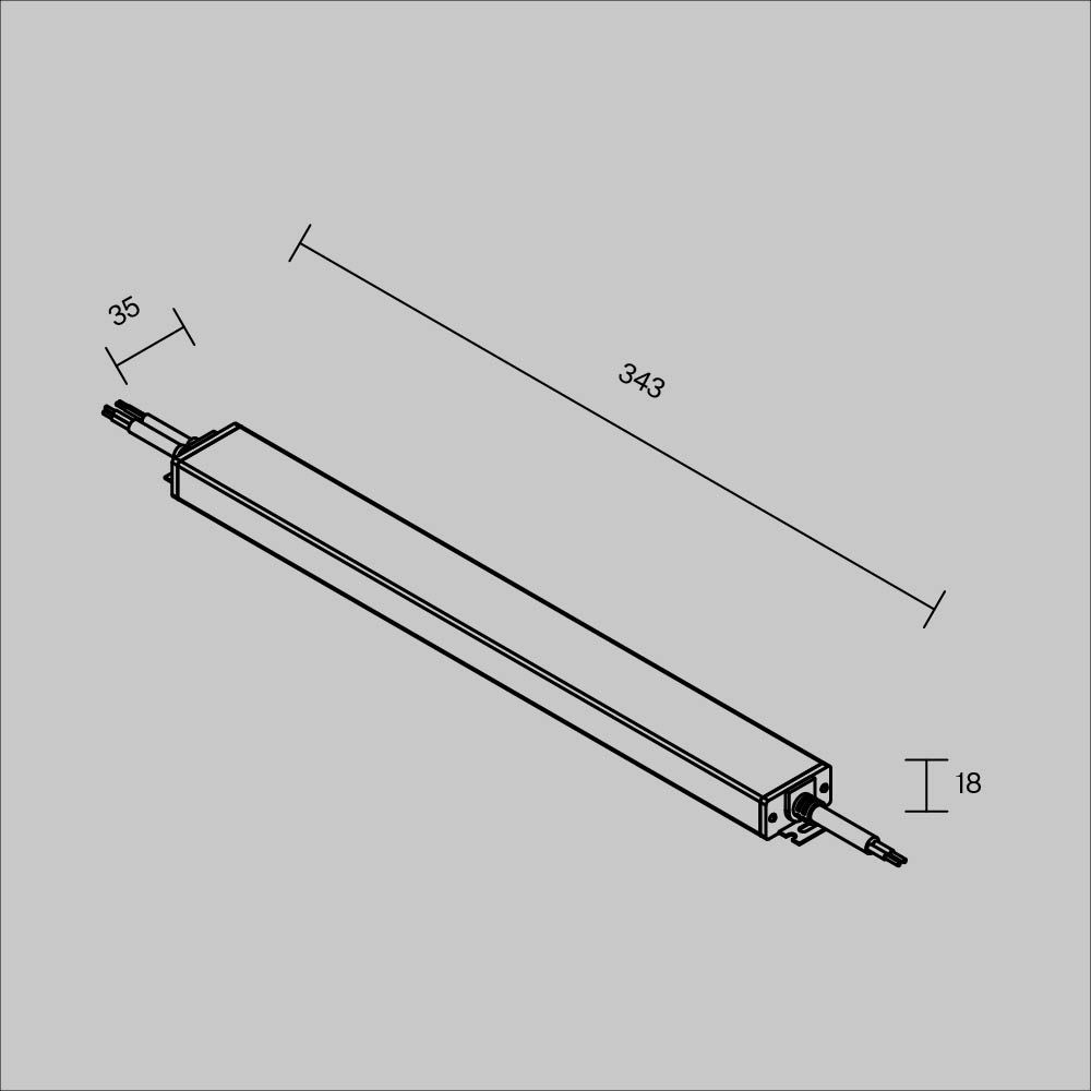 Источник напряжения 24V PSL017-150W-DALI-DT6-IP67 Maytoni Lighting control  725003