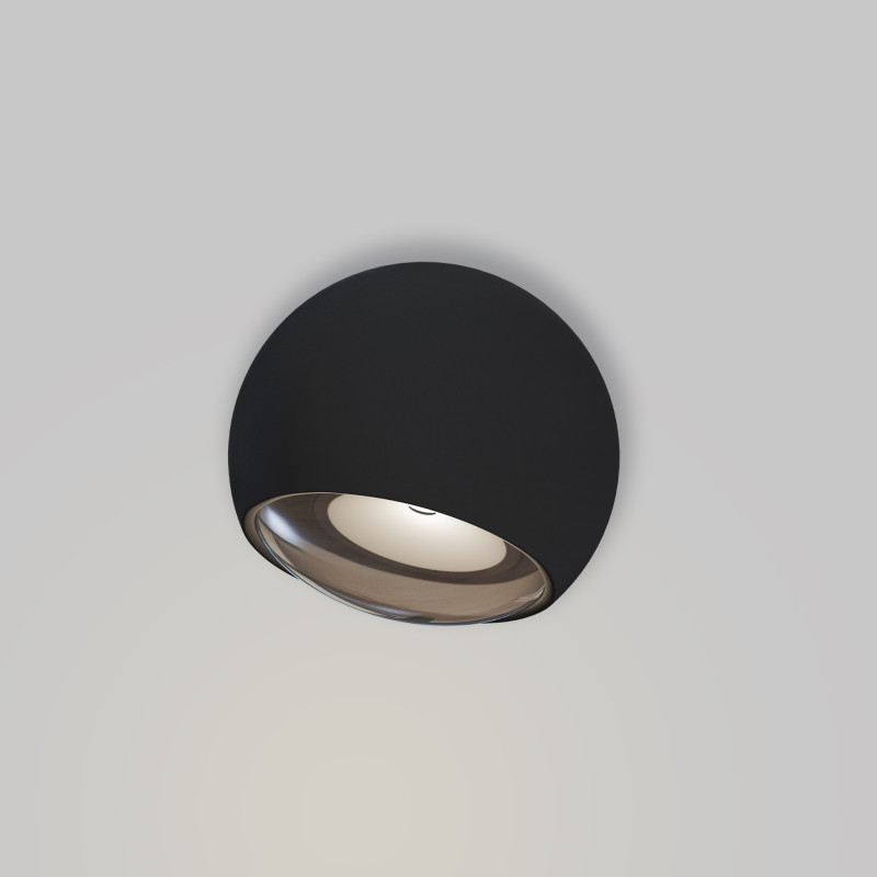 Настенный светодиодный светильник Maytoni Stream O032WL-L3B3K, 3W LED, 3000K, черный