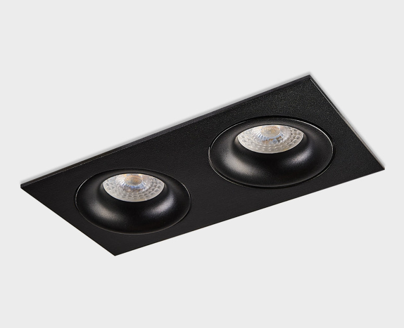 Встраиваемый светильник Italline DE 202 black, черный