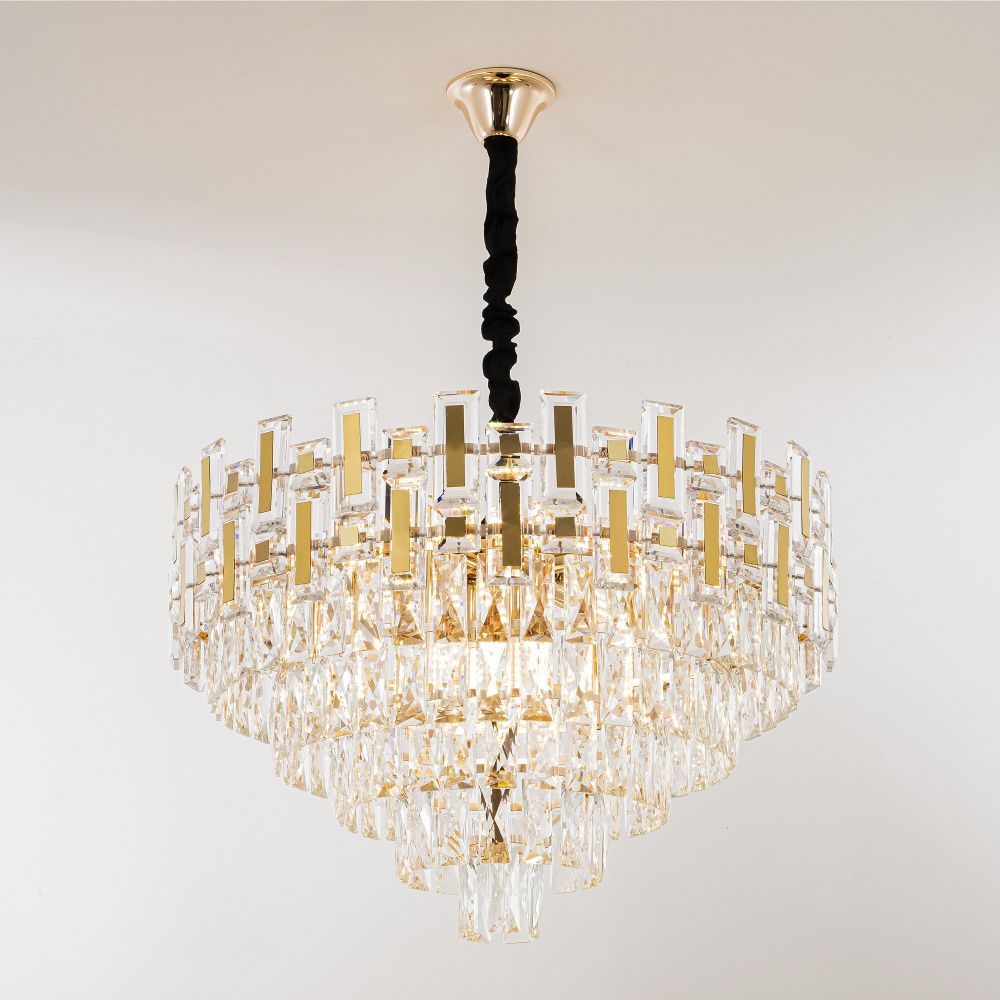 Подвесная люстра 60*60*100 см, Е14 12x40W, Золото MODELUX ML.88801.12