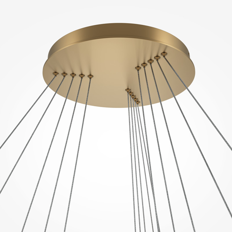 Подвесной светильник 90*20*300 см, LED*173W Rim 2600К-3500К MOD058PL-L200BSK Maytoni, Латунь