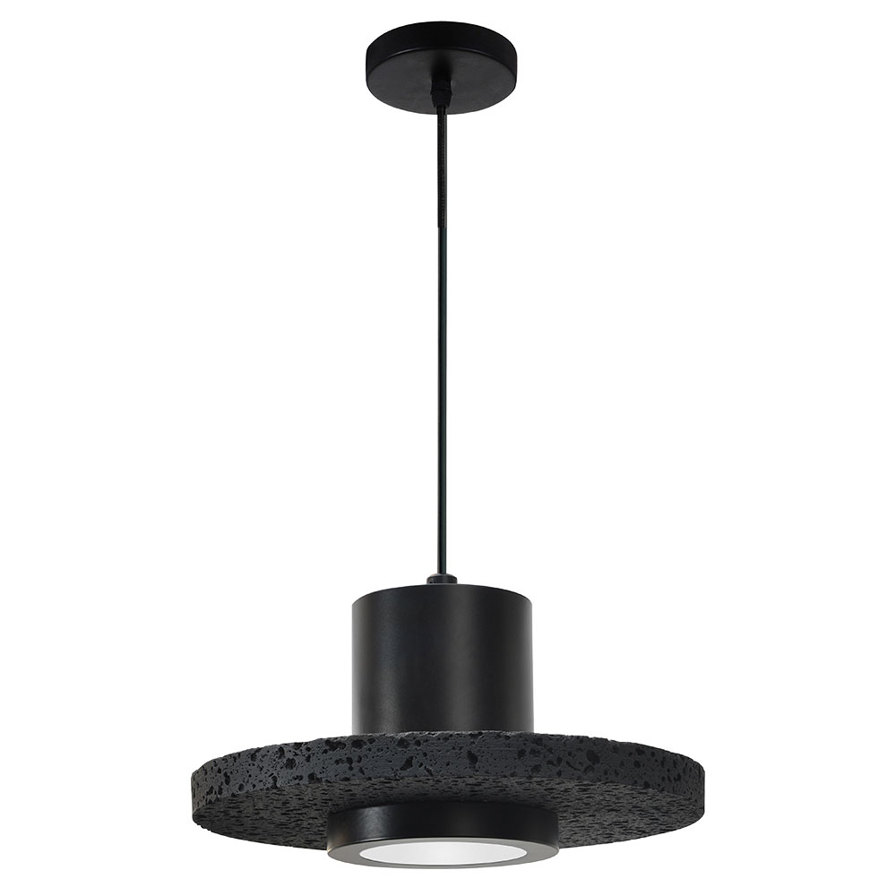 Подвесной светильник 12*22 см, 1*GU10, 5W, Divinare Cottero 2213/06 SP-5, Черный