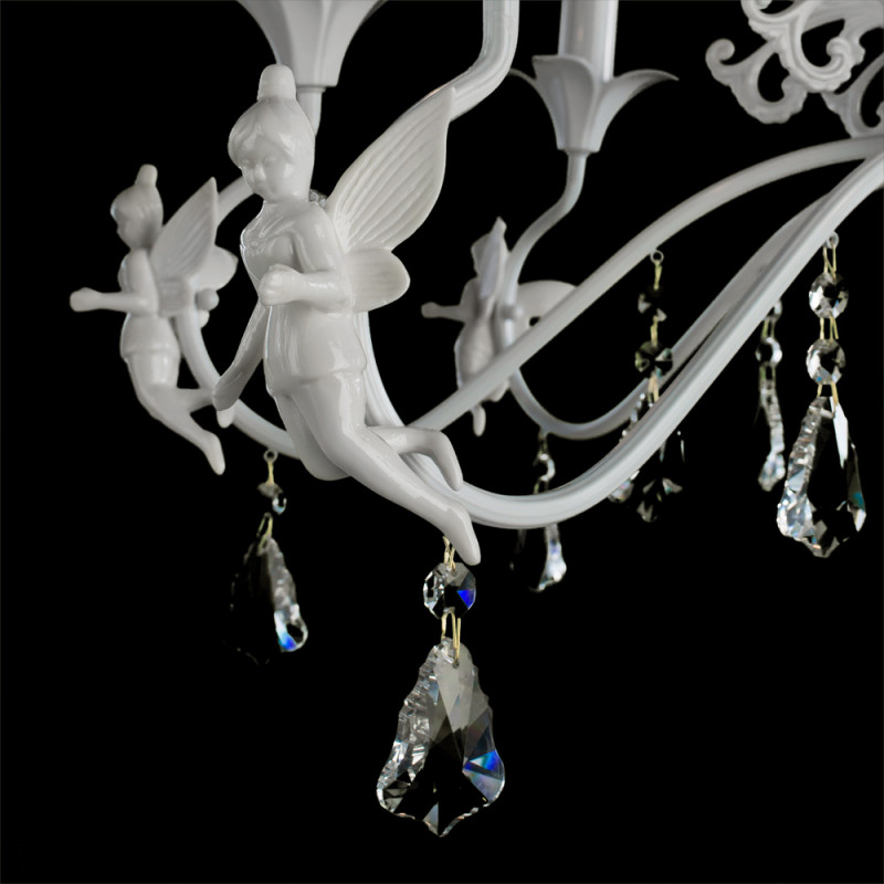 Подвесная люстра Arte lamp Angelina  A5349LM-8WH белый