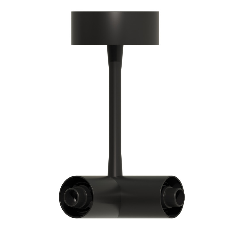 Потолочный токопроводящий угловой соединитель TECHNO ST LUCE ST1602.439.00 черный