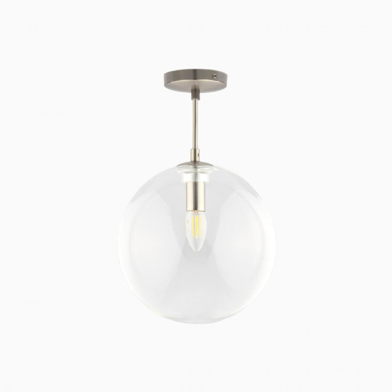 Светильник подвесной 25*135 см, 1*E14 Матовый хром Citilux Томми CL102631