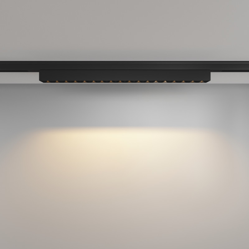 Трековый магнитный светильник 34 см, 15W, 2700K, Maytoni Points TR193-1-15W2.7K-M-B, черный