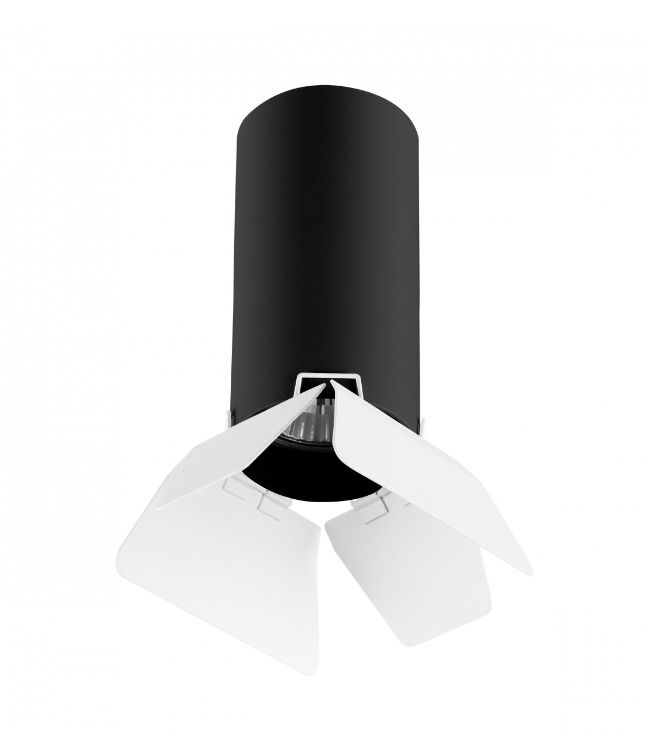 Светильник накладной Lightstar Rullo R487436, черный-белый