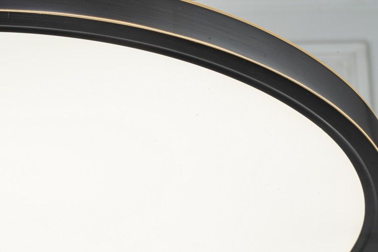 Светильник 50-2,5 см, 1*LED*48W, 3000K, Belfast Glenmore 8088-5H BL, Черный