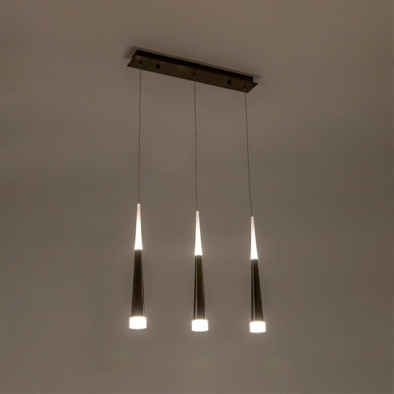 Светильник подвесной 55*9*160 см LED*21 W, 3000 К Citilux Вегас Черный CL227031