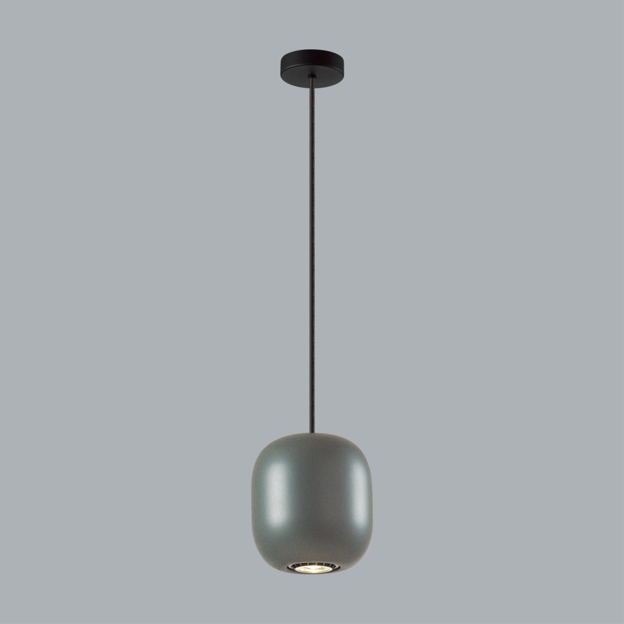 Подвес 12*12*120 см, 1 GU10*4W, Odeon Light Cocoon, черный 5060/1EA