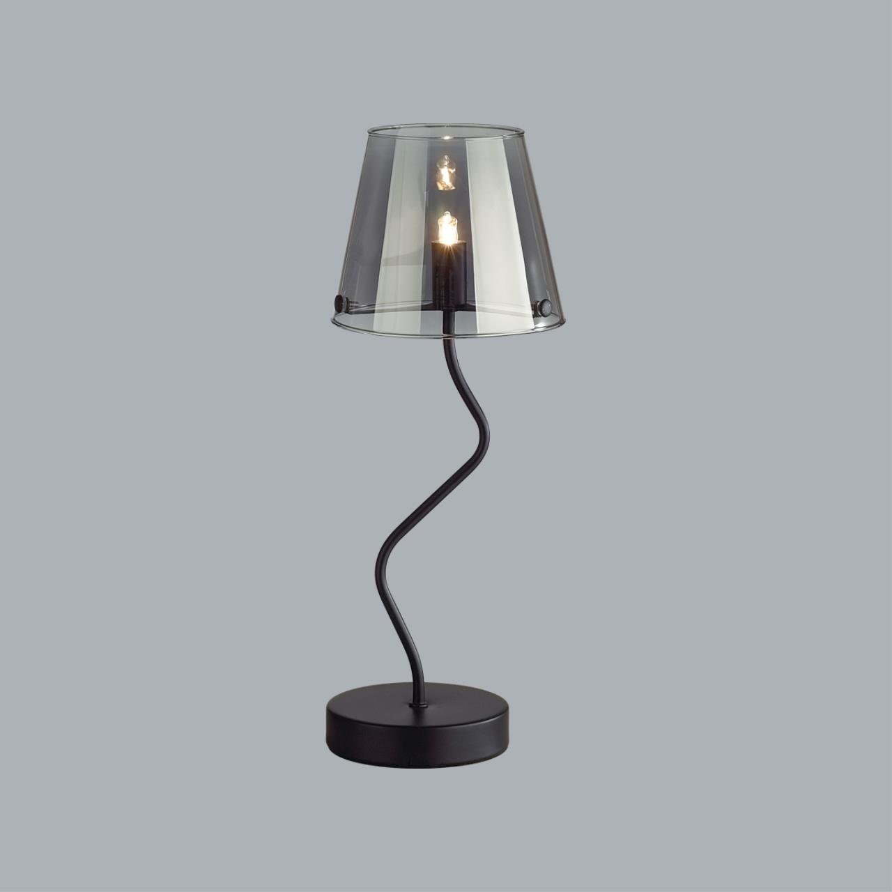 Настольная лампа 15*15*40 см, 1*G9*20W Lumion Smoky 6570/1T черный