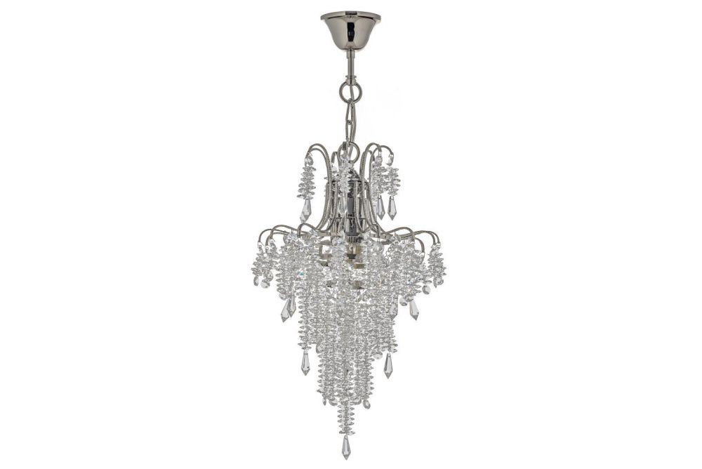 Люстра подвесная *30*45 см, 4*G9*40W, Arti Lampadari Erli Nickel Erli E 1.5.30.105 N, никель