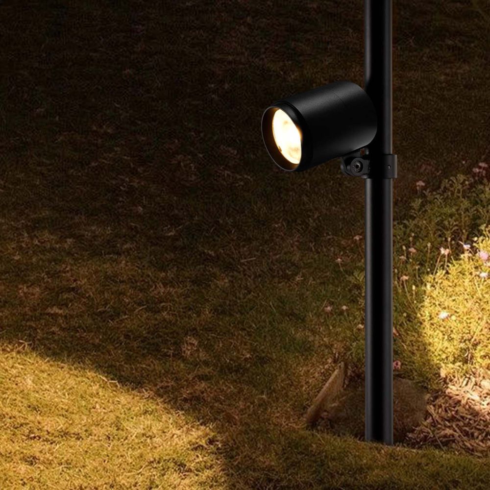 Уличный столб 10*150 см, 1*LED, 12W, 4000K, Favourite Securitas 4638-1F, черный матовый