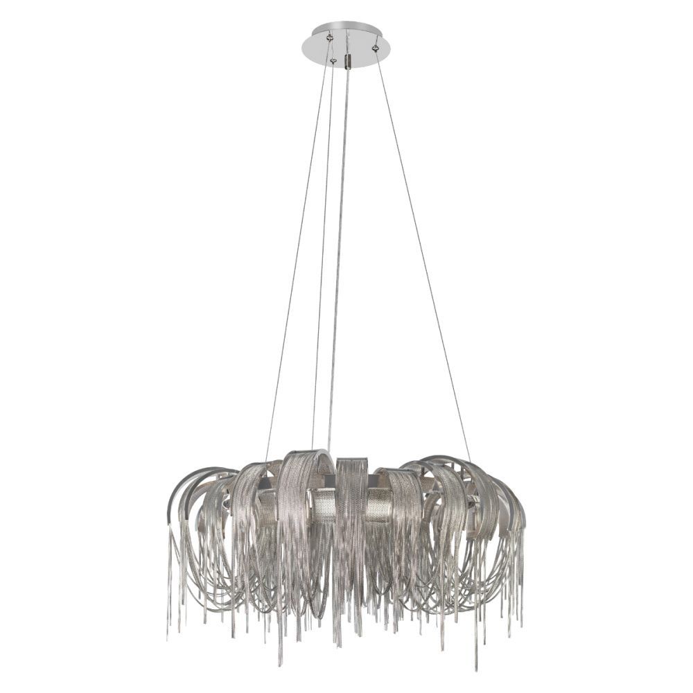 Подвесная люстра 80 см, Loft IT Volver 10404/800 SN, никель