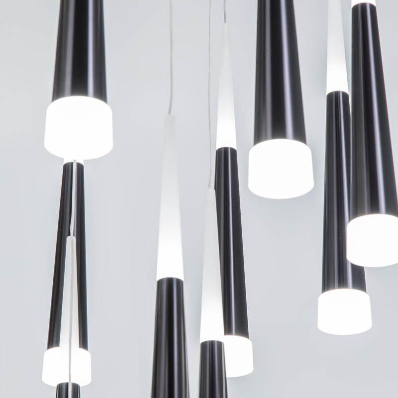 Люстра 66*300 см LED*112 W, 3000 К Citilux Вегас Черный CL227161