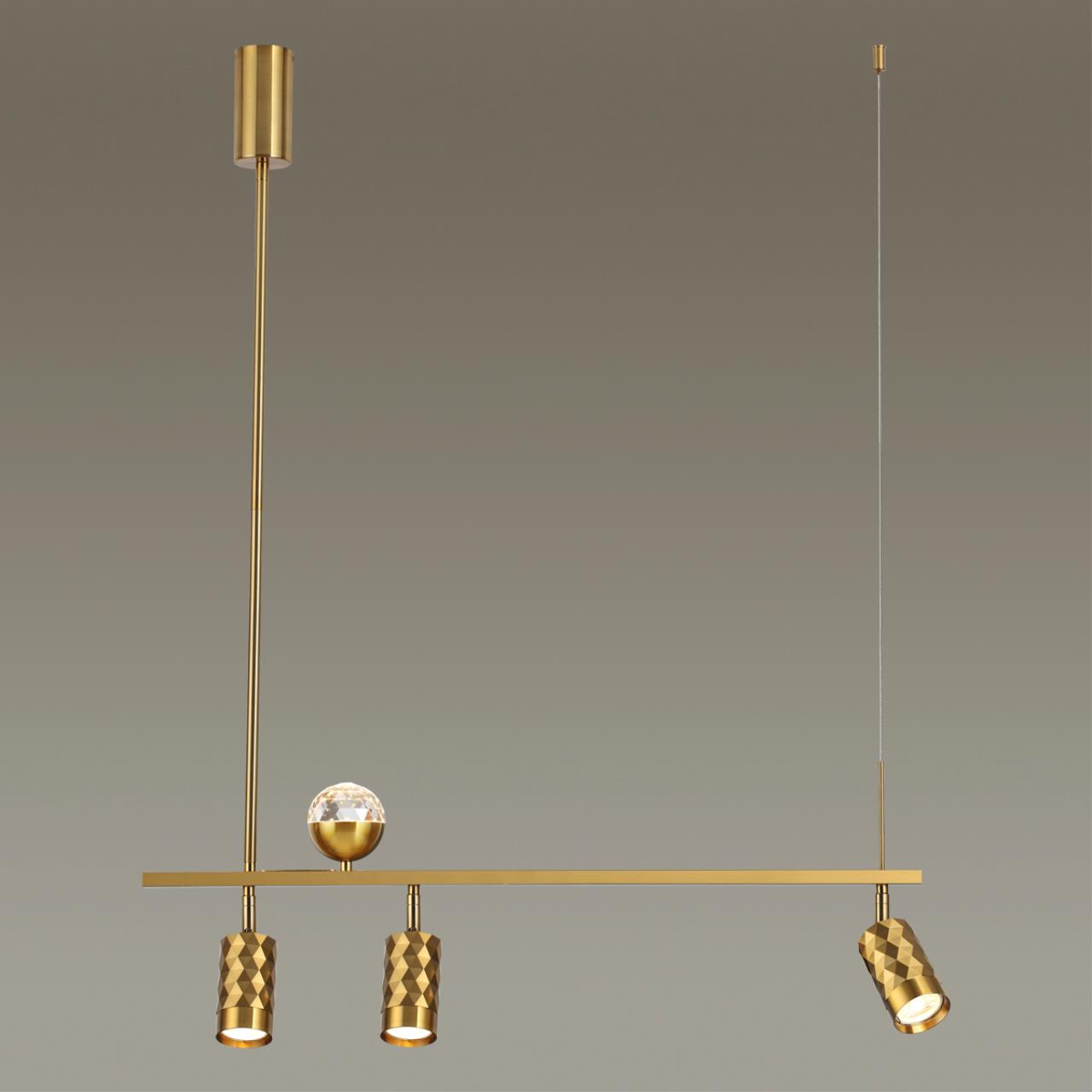 Светодиодный светильник 80 см, 36W, 3000K, Odeon Light AD ASTRUM 4353/36L, бронза