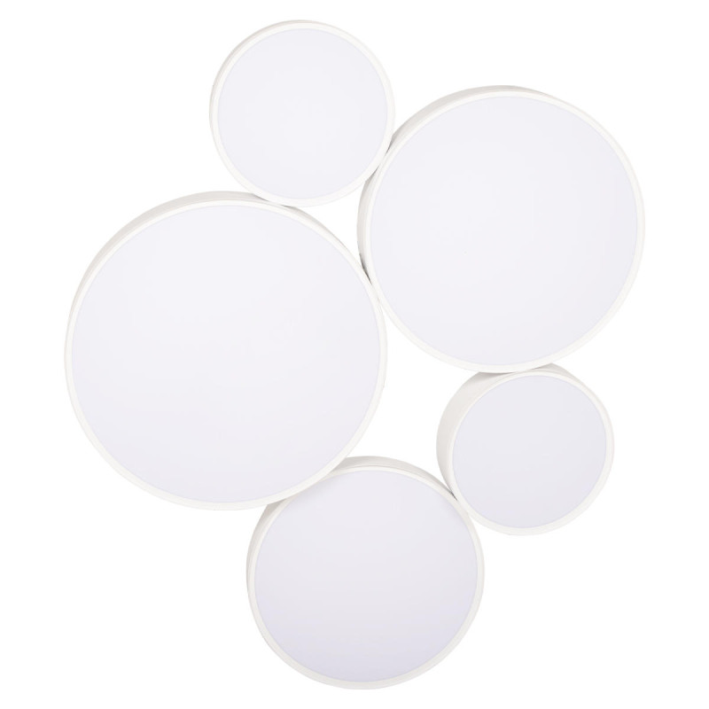 Потолочный светильник 90*10,6 см, 5*LED 4000K белый Loft It Drum 10218 White