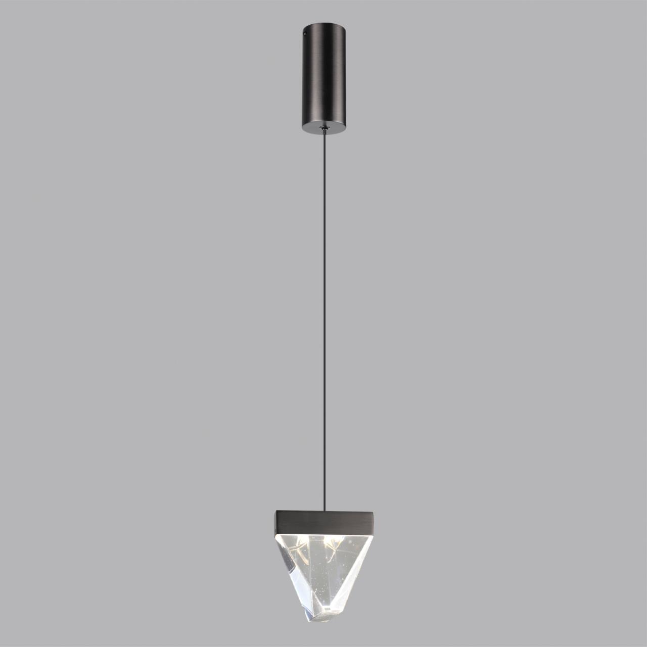 Подвесной светильник 10,3*174,9 см, 1 LED*5W, 3000 К, Odeon Light Ray, черный 6677/5L