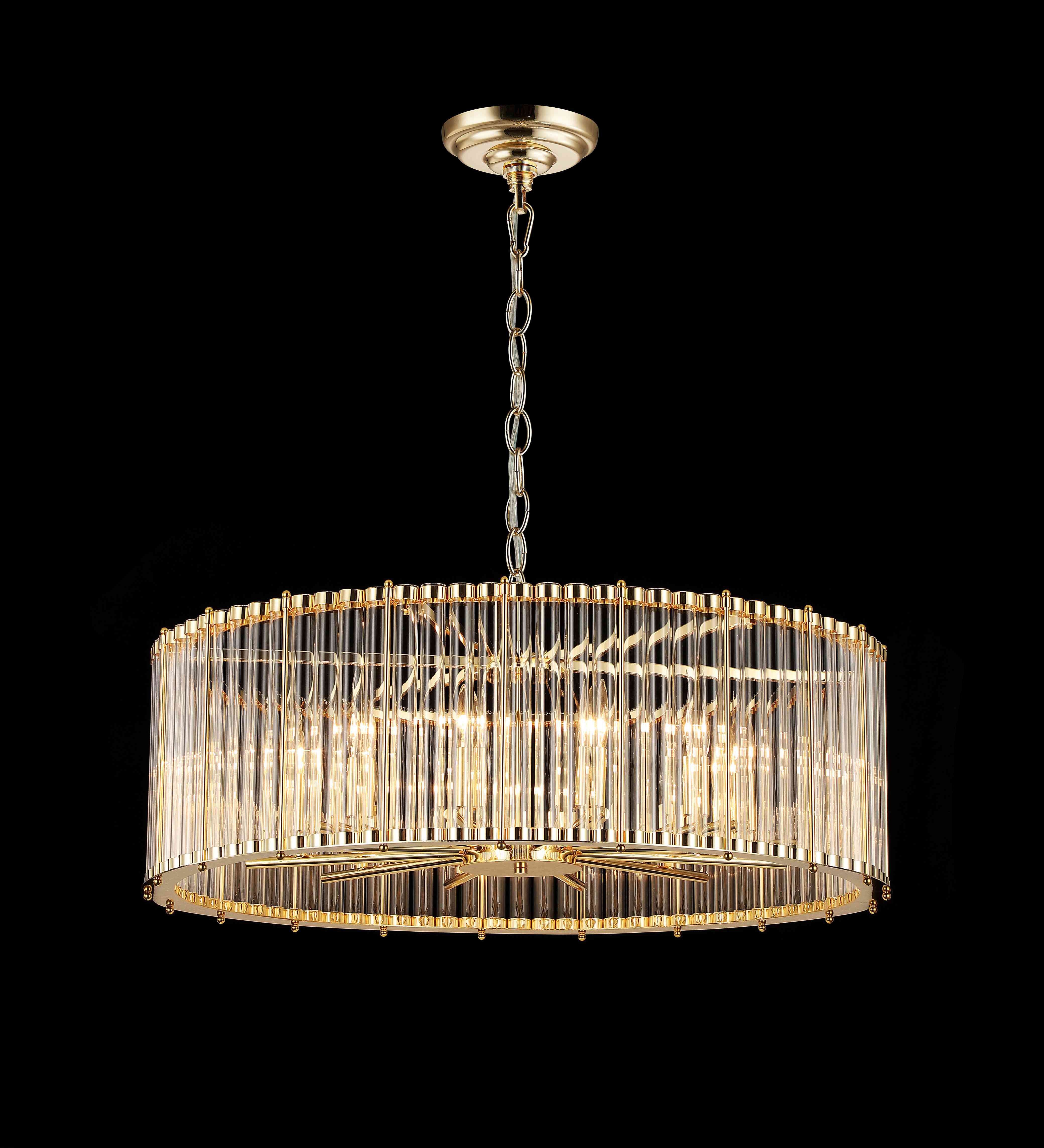 Люстра 800*270, 12*E14, 40W NewRgy Cristallo L1-ф800 H GOLD, H GOLD