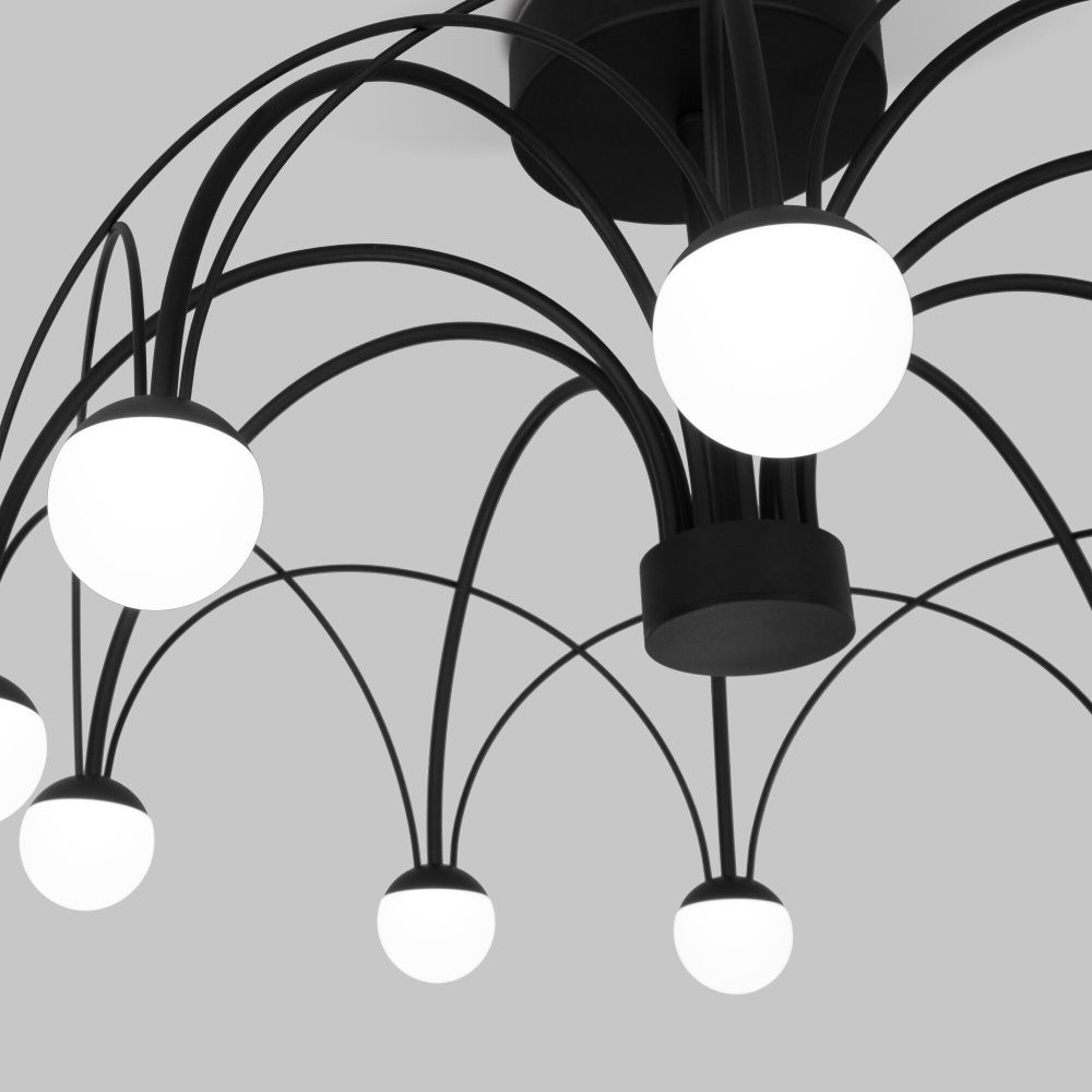 Светильник 65*65*35 см, LED*35W, 4000K, Eurosvet Ragno 90035/10, черный, a069307