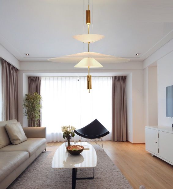 Светильник подвесной ElegantLight DZN-8298 GOLD/ЗОЛОТО D360+680+360/H1200/3/LED/9W LUCEISOLA 22-10