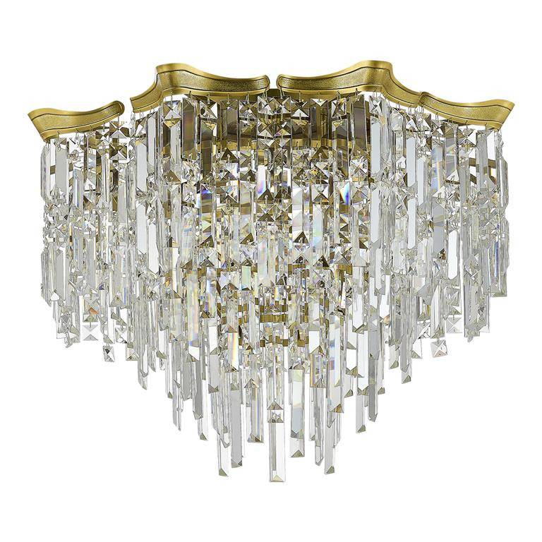 Светильник потолочный 52*35 см, 7*E14 ST LUCE Ofelia SL1659.302.07 латунь
