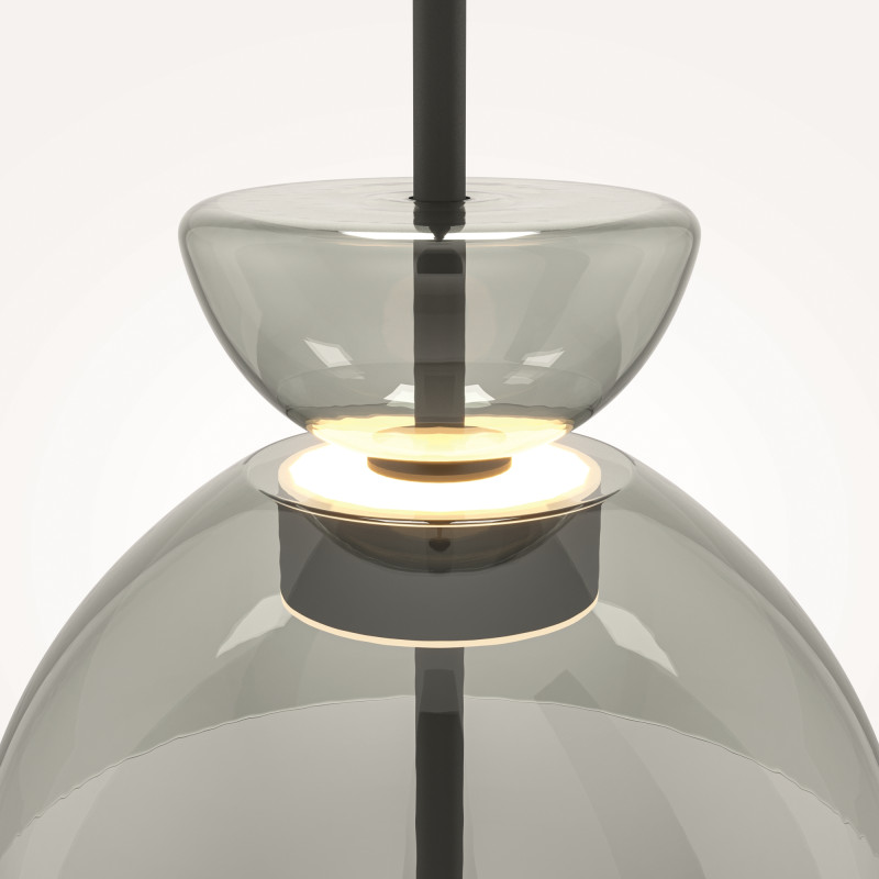 Подвесной светильник  25*57,8 см, LED 12W, 3000К, Черный Maytoni Bangkok MOD185PL-L11B3K2