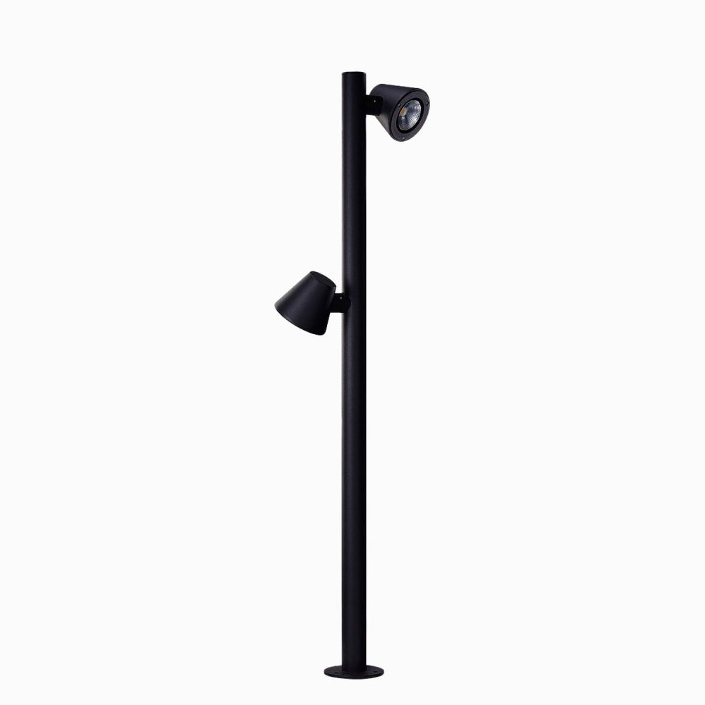 Уличный столб 35*5*120- см, *LED*20W, Favourite Bio 4744-2F, черный