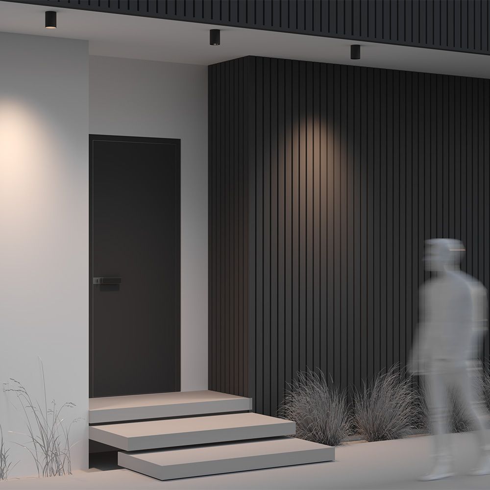 Светильник Outdoor O500CL-L10B3K **-10,9 см, *LED*10W, 3000K, Outdoor Luxe O500CL-L10B3K, Черный