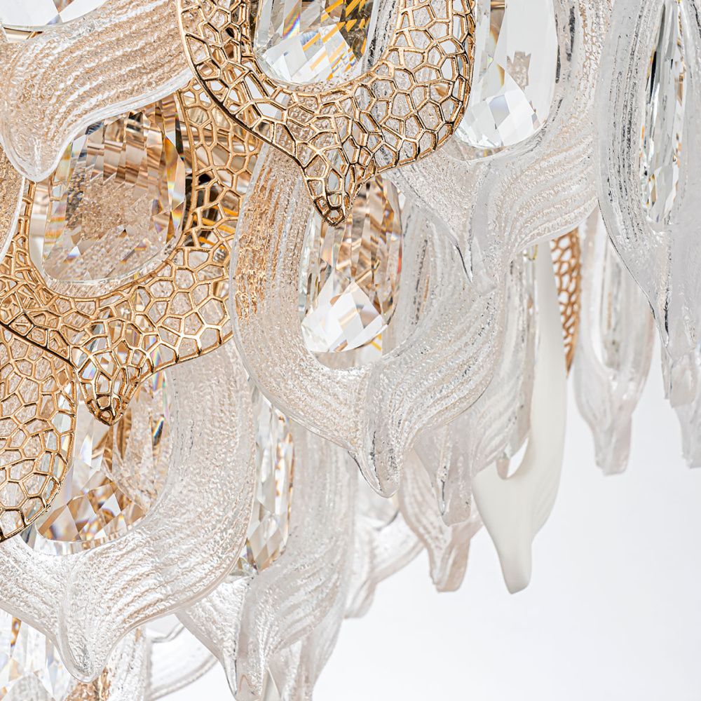 Люстра 60 см, 15*Е14*40W, Modelux  ML.6197.600 GD, Золото