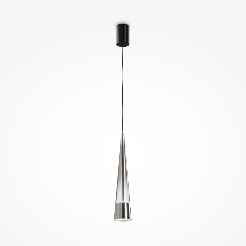 Светильник 8 см, 12W, 3000K, Maytoni P090PL-L12CH3K, черный