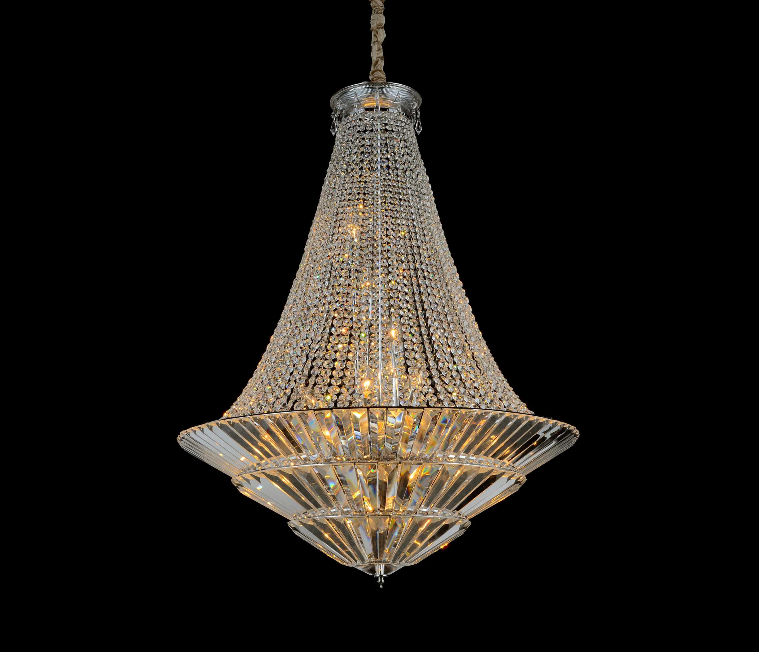 Люстра 810*1000, 22*E14, 60W NewRgy Cristallo 8731/22G GOLD, Золото