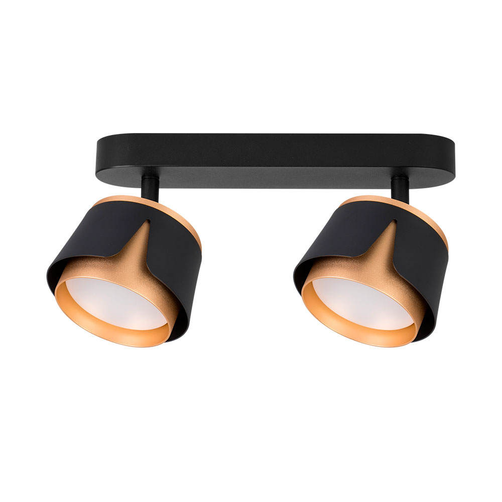 Спот 15*27*10 см, 2*GX53, 12W, Arte Lamp Amaks A8028PL-2BK, Черный