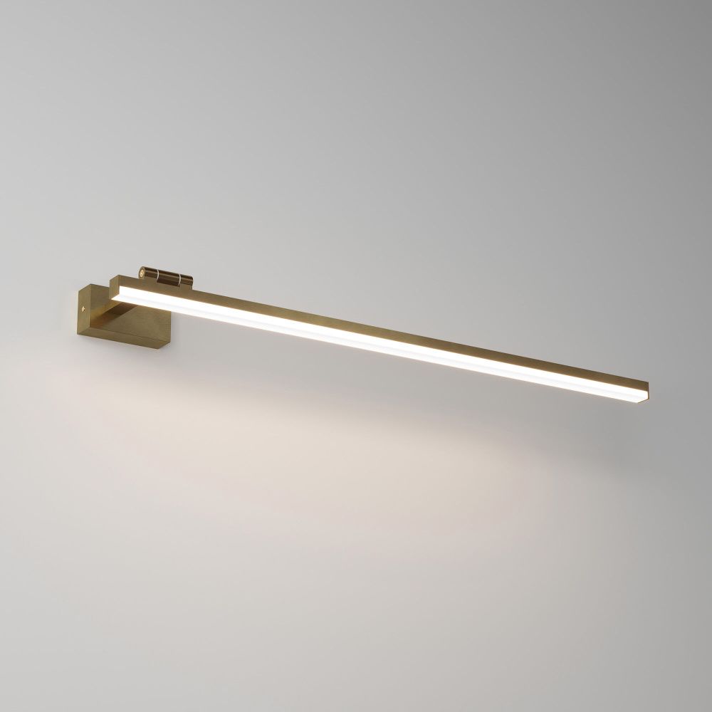 Светильник настенный светодиодный 70 см, 12W, 3000K, Elektrostandard Acento 40155/LED, латунь