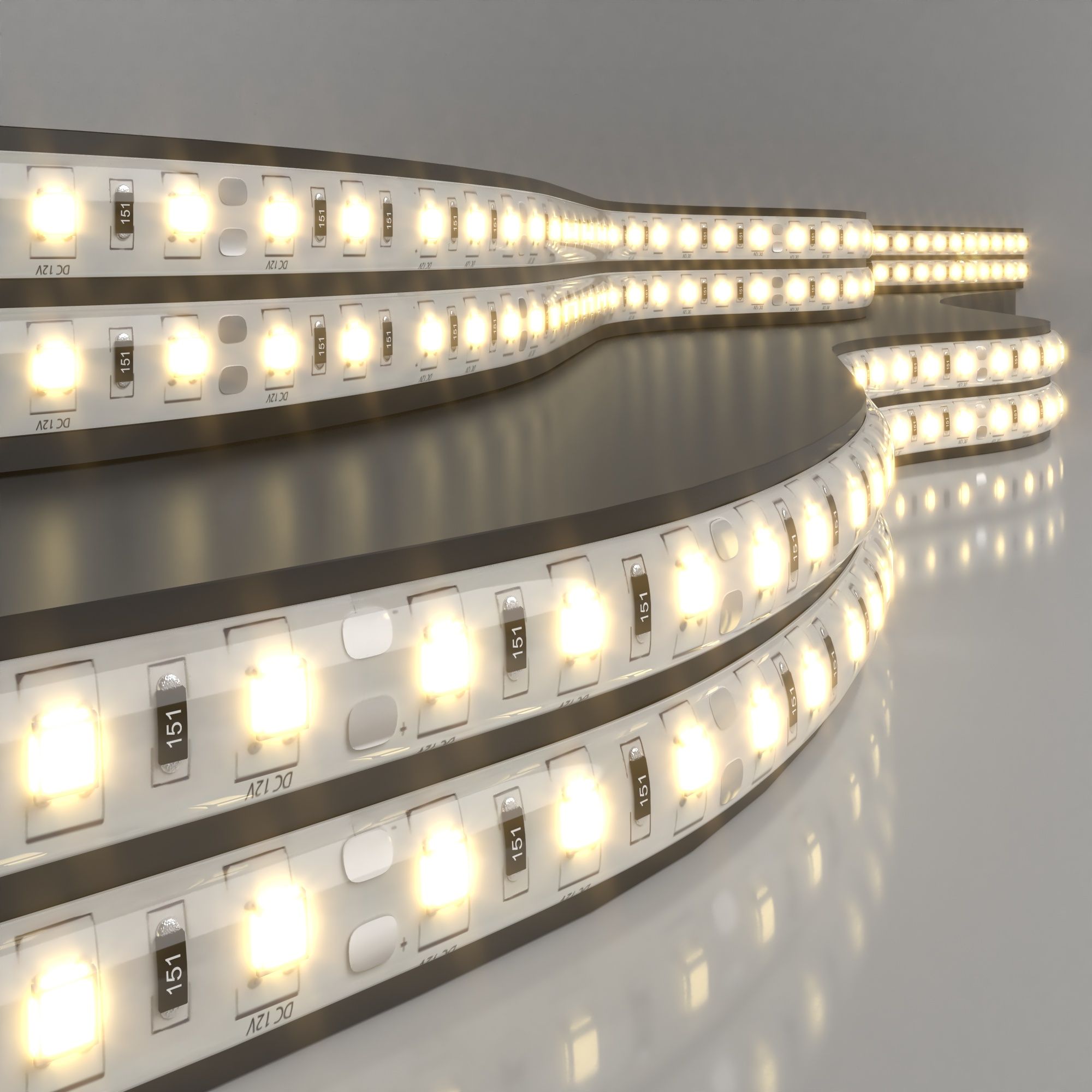 Светодиодная лента Лента светодиодная 12V 14,4W 60Led 5050 IP65 теплый белый, 5м Elektrostandard