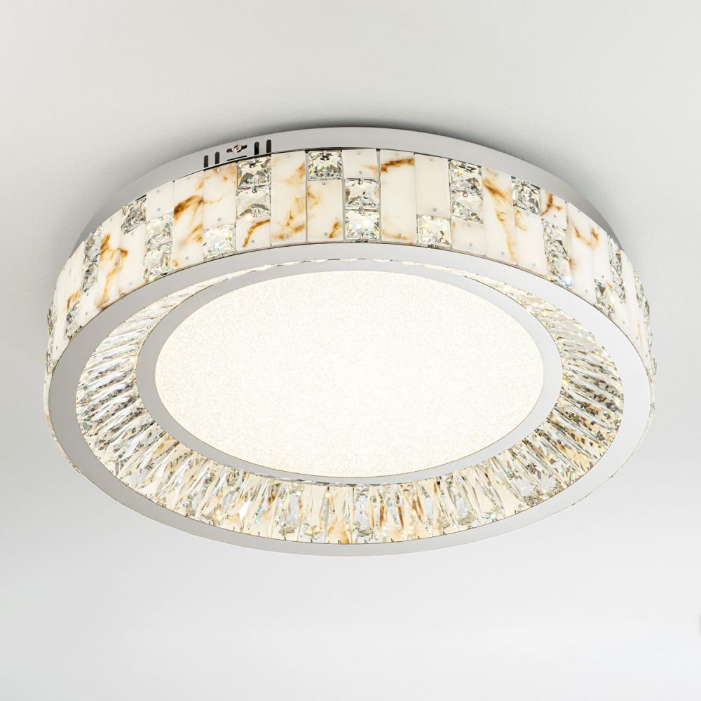 Светильник *60*13,1 см, LED*68W, 3000-6000K, Modelux  ML.2400.600 CR, Хром