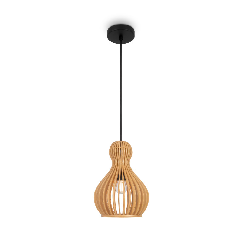 Подвесной светильник  20 см, E27 1 40W, К, Черный Maytoni Roots MOD192PL-01W