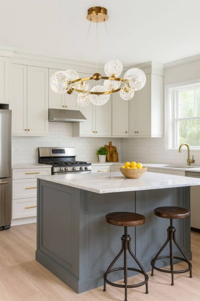 Подвесной светильник 65*65*110 см, LED 40W, 3000 / 6000K, Бронза MODELUX ML.6021.9