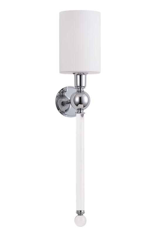 Бра Crystal Lux MIRABELLA AP1 CHROME/WHITE Хром