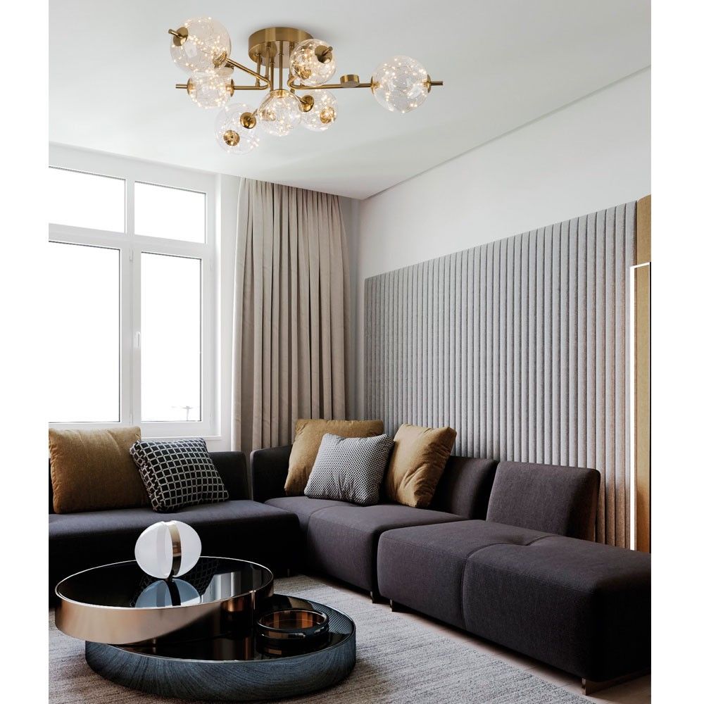 Светильник 70*70*26 см, LED 35W, 3000 / 6000K, Бронза MODELUX ML.6090.7