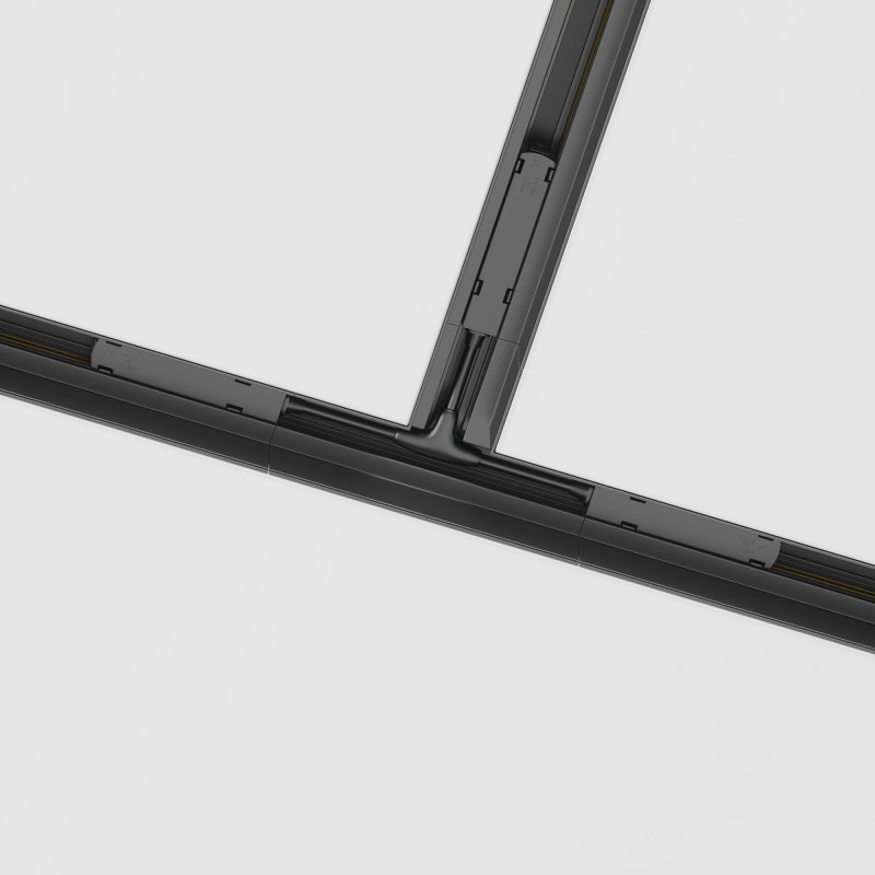 Коннектор питания Т-образный Maytoni Technical Magnetic track system Gravity TRA004CWT-22B черный