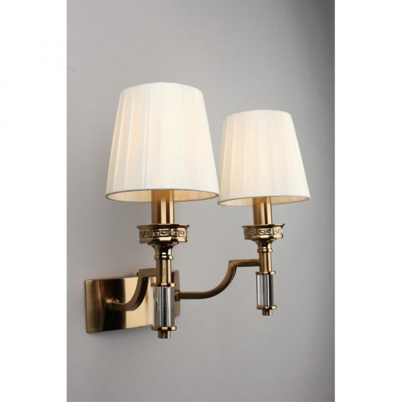 Бра 25*40*34 см, 2*E14, 40W, Aployt Patricia APL.716.11.02, бронзовый